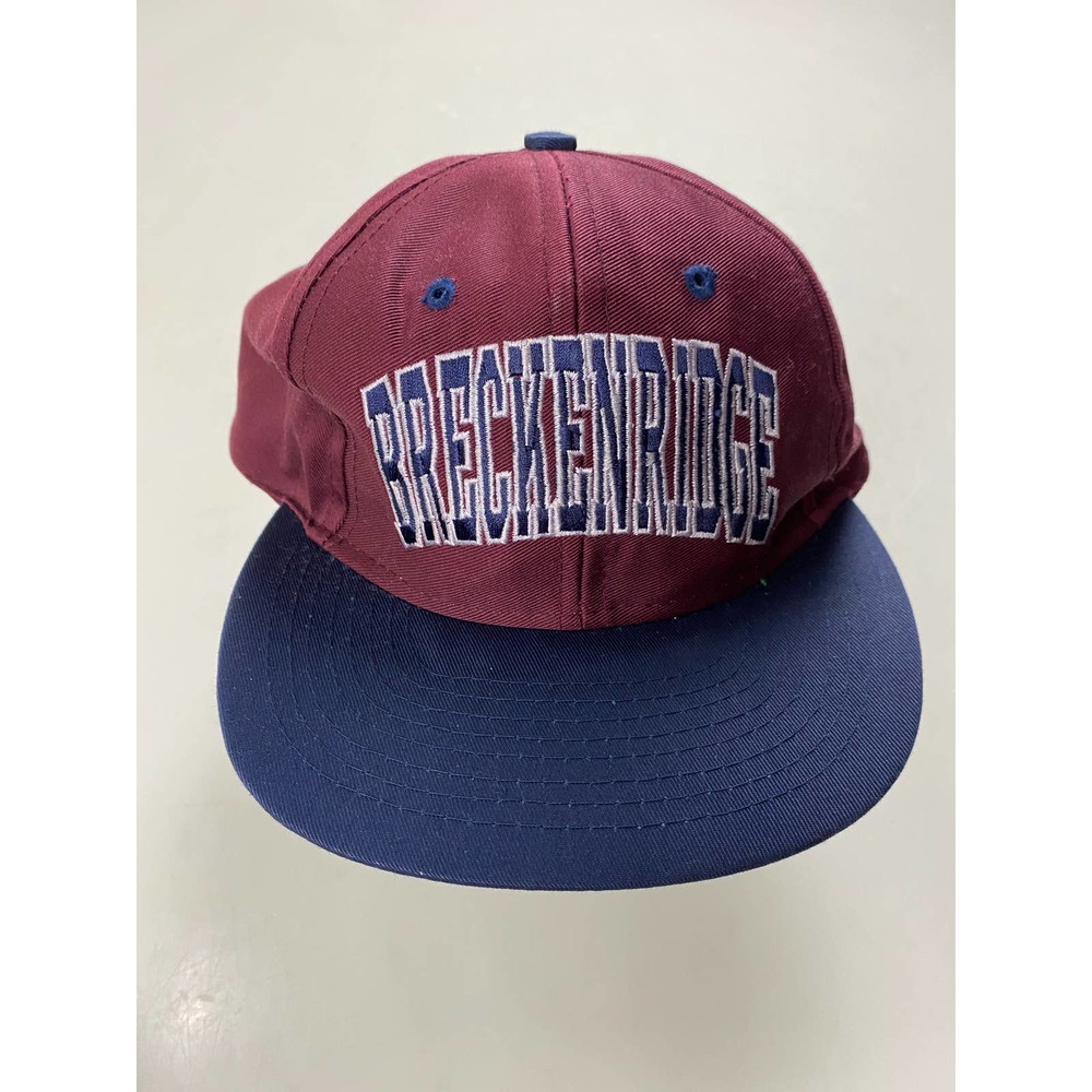 Breckenridge Ski Resort Vintage Skiing Hat 90s Winter Snowboarding Mountain